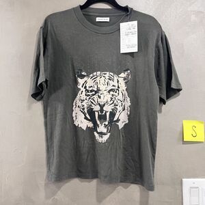 Anine Bing Tiger Tee Forest Green Small Sample NEW